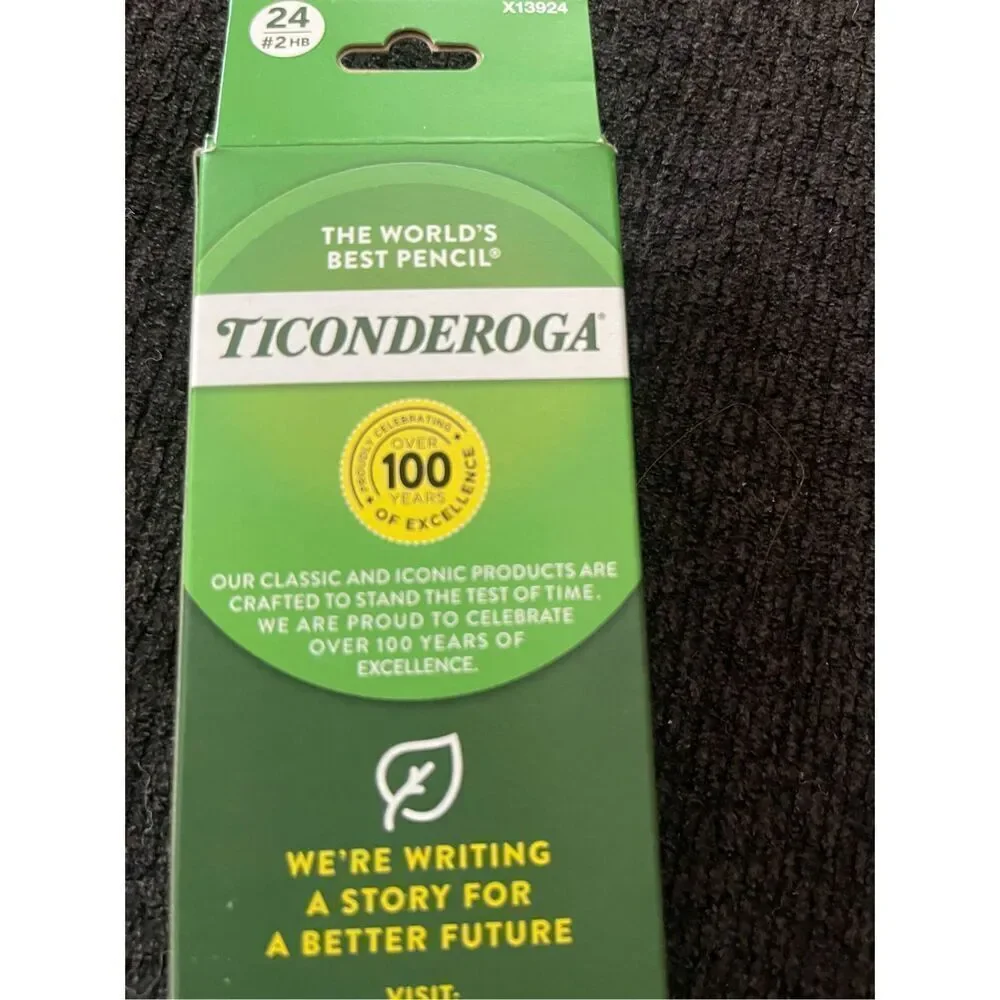New Ticonderoga Kids Yellow Wood-Cased Pencils 24 Count